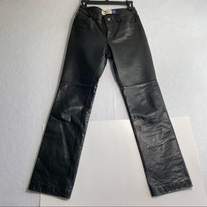 Gap Boot cut leather pants